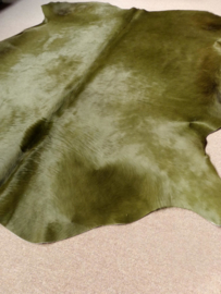 Olive Green Cowhide