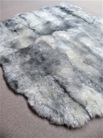 Grey Shorn Sheepskin Rug, +/- 170 x 195 cm