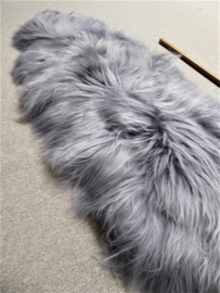 Silver Grey Icelandic Sheepskin, Double