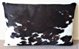 Brown-White Cowhide Cushion (113)