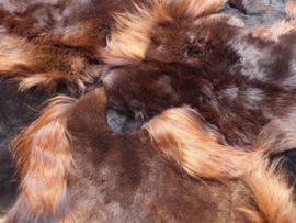 Brown Blizzard Sheepskin Rug, +/- 140 x 200 cm (51)