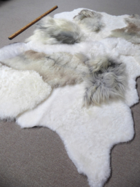 Mélange Blizzard Sheepskin Rug, +/- 135 x 190 cm (50)
