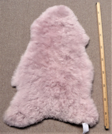 Pale Pink Shorn Sheepskin S (233)