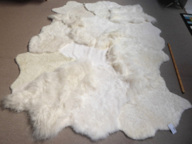White Blizzard Sheepskin Rug, +/- 220 x 300 cm (61)