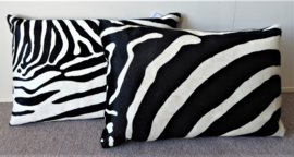 Zebra Printed Cowhide Cushion (5)