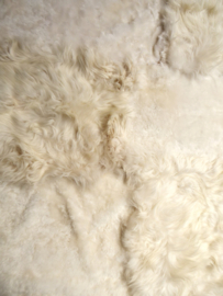 White Blizzard Sheepskin Rug, +/- 180 x 220 cm (400)