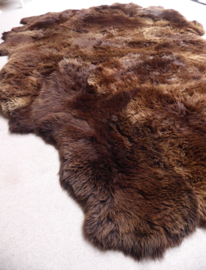 Brown Sheepskin Rug, +/- 220 x 300 cm (9)