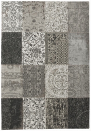 Vintage Rug Multi Black and White