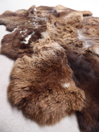 Brown Blizzard Sheepskin Rug, +/- 150 x 200 cm (129)