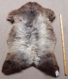Beige-Brown-Greyish Sheepskin L (5438)