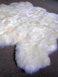 Sheepskin Rug White, 175 x 190 cm