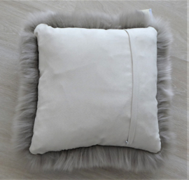 Platinum Sheepskin Cushion