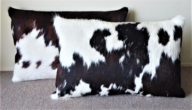 Brown-White Cowhide Cushion (202)