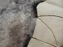 Mélange Shorn Sheepskin Rug, +/- 170 x 215 cm (94)