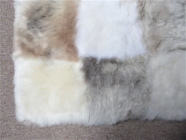 Mélange Shorn Sheepskin Rug, 120 x 180 cm