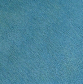 Turquoise blauwe Koeienhuid