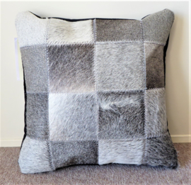 Grey Cowhide Cushion (1)