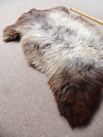 Beige-Brown-Greyish Sheepskin L (5438)