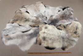 Mélange Shorn Sheepskin Rug, +/- 170 x 215 cm (94)