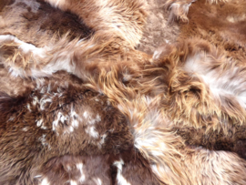 Brown Blizzard Sheepskin Rug, +/- 150 x 200 cm (129)