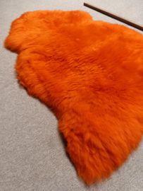 Bright Orange Sheepskin L