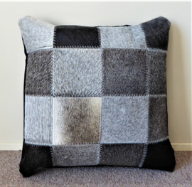 Grey Cowhide Cushion (4)