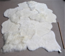 White Blizzard Sheepskin Rug, +/- 190 x 240 cm (65)