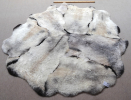 Mélange Shorn Sheepskin Rug, 200 x 220 cm (201)