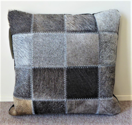 Grey Cowhide Cushion (5)