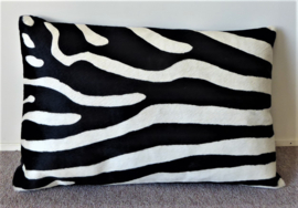 Zebra Printed Cowhide Cushion (5)