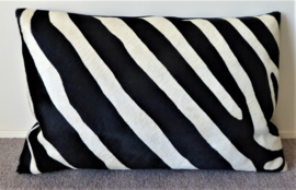 Zebra Printed Cowhide Cushion (4)