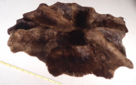 Brown Sheepskin Rug, +/- 170 x 215 cm (25)