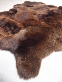 Brown Sheepskin Rug, +/- 150 x 200 cm (61)