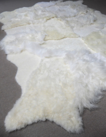 White Blizzard Sheepskin Rug, +/- 240 x 330 cm (303)