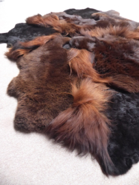 Brown Blizzard Sheepskin Rug, +/- 140 x 200 cm (51)