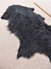 Black Curly Mongolian Sheepskin (3655)