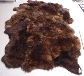 Brown Sheepskin Rug, +/- 220 x 300 cm (9)