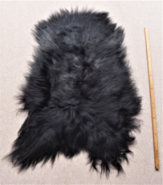 Black Icelandic Sheepskin S (166)