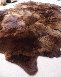 Brown Sheepskin Rug, +/- 220 x 300 cm (9)