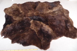 Brown Sheepskin Rug, +/- 200 x 250 cm (26)
