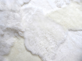 White Blizzard Sheepskin Rug, +6/- 200 x 260 cm (133)