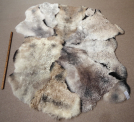 Mélange Shorn Sheepskin Rug, +/- 170 x 215 cm (94)