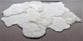 White Blizzard Sheepskin Rug, +/- 190 x 240 cm (65)