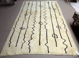 Beni Ouarain Rug - Vintage - 200 x 300 cm