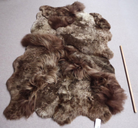 Rusty Brown Blizzard Sheepskin Rug, +/- 130 x 190 cm (126)