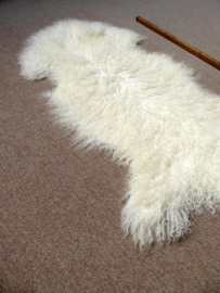 White Curly Mongolian Lambskin (3253)