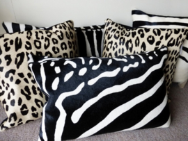 Zebra and Leopard Cushions