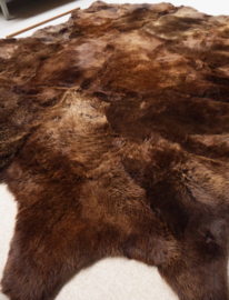 Brown Sheepskin Rug, +/- 200 x 250 cm (21)
