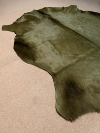 Olive Green Cowhide