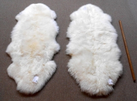 Sheepskin Double Small White